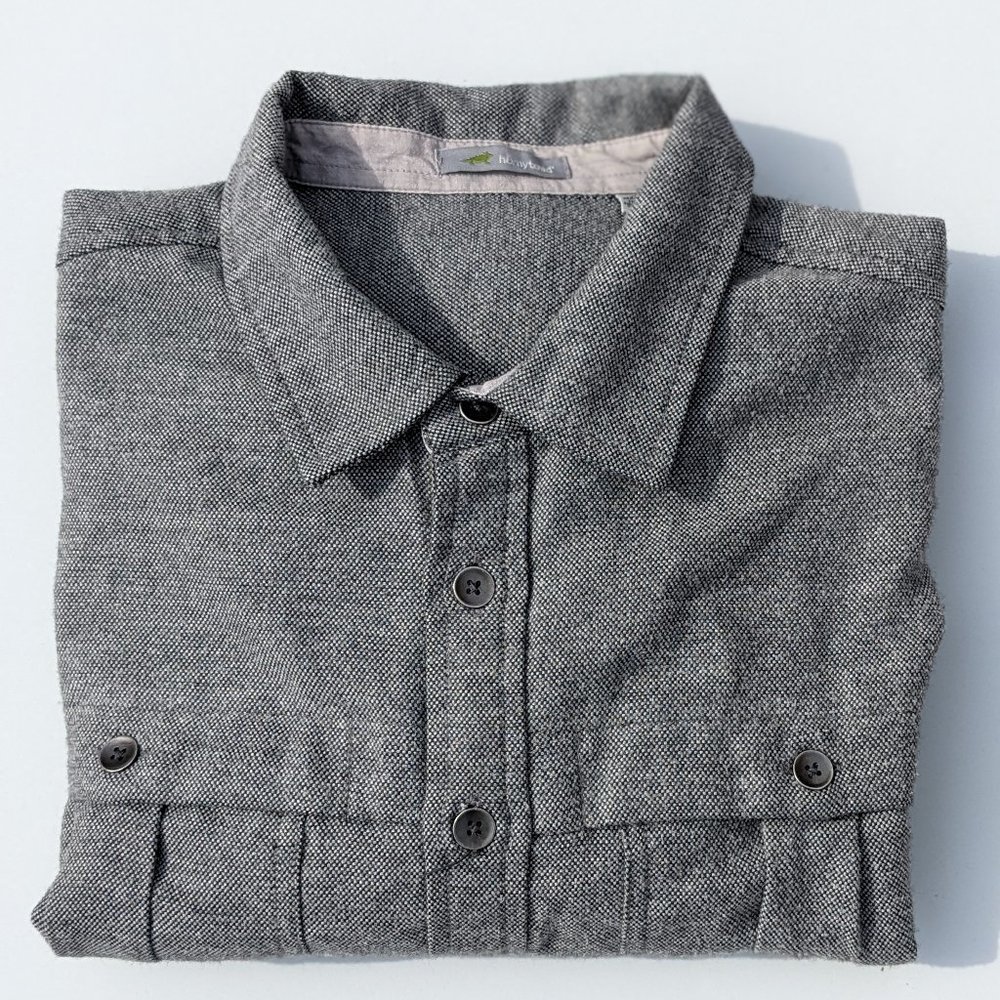 Horny Toad Men's Button Up Grey Size Medium Toad & Co.